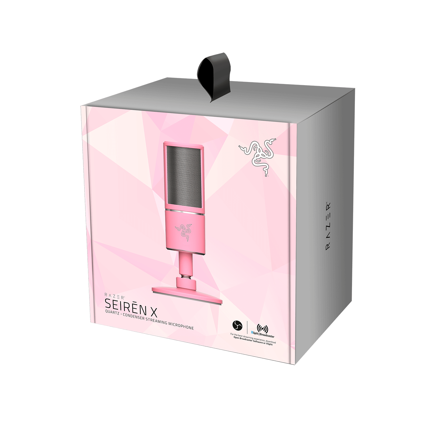 Razer Seiren X Quartz Pink - купить розовый микрофон эксклюзивно на