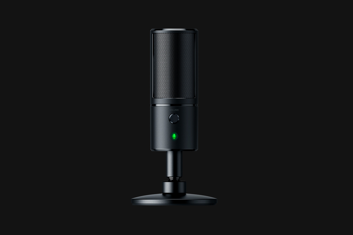 Razer Seiren Emote - купить лучший микрофон для стрима на razer.ru