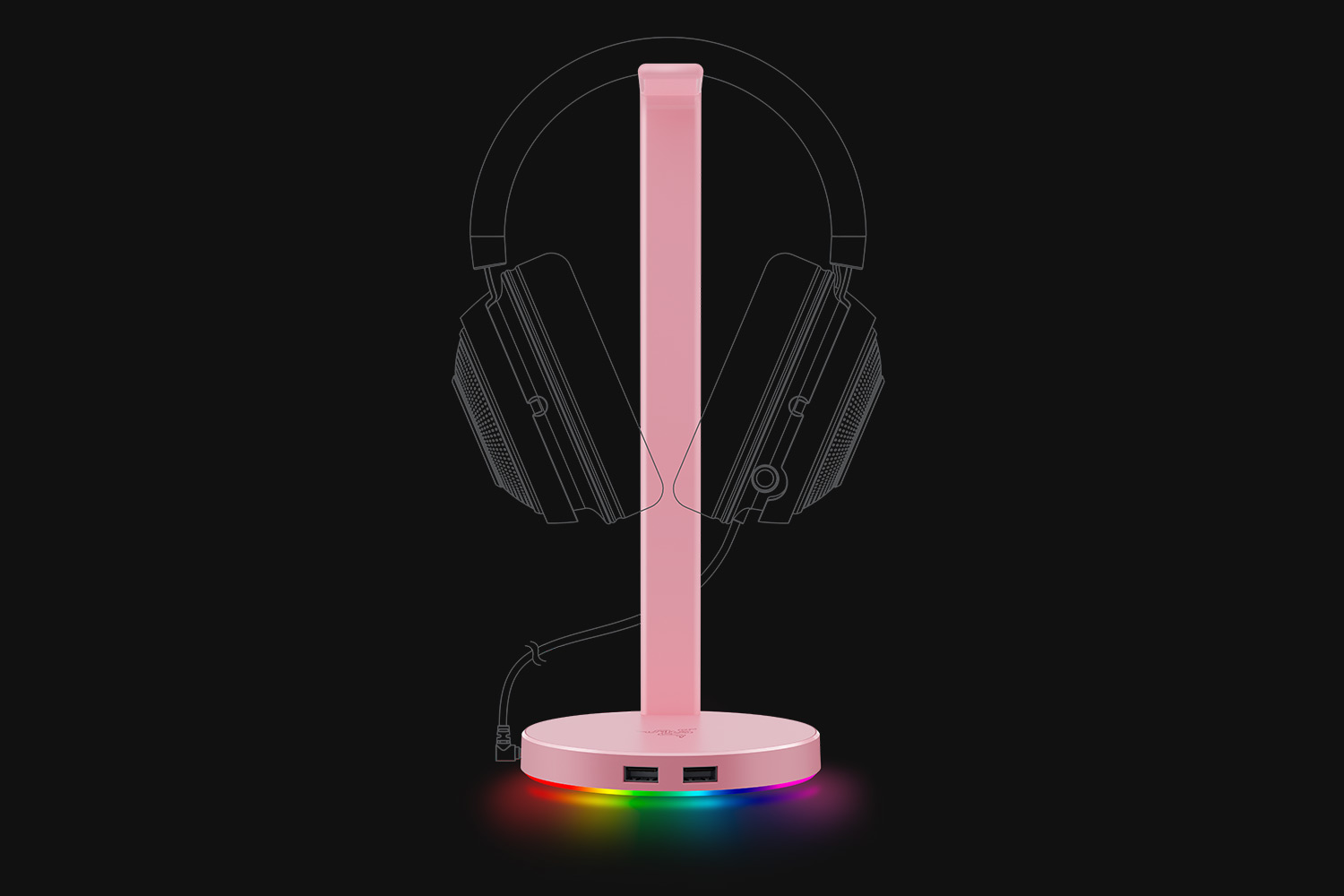 razer base station v2 chroma headset stand