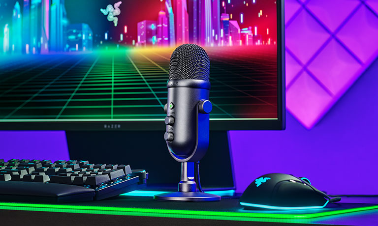 Razer Seiren V2 Pro - Купить микрофон для стриминга на Razer.ru
