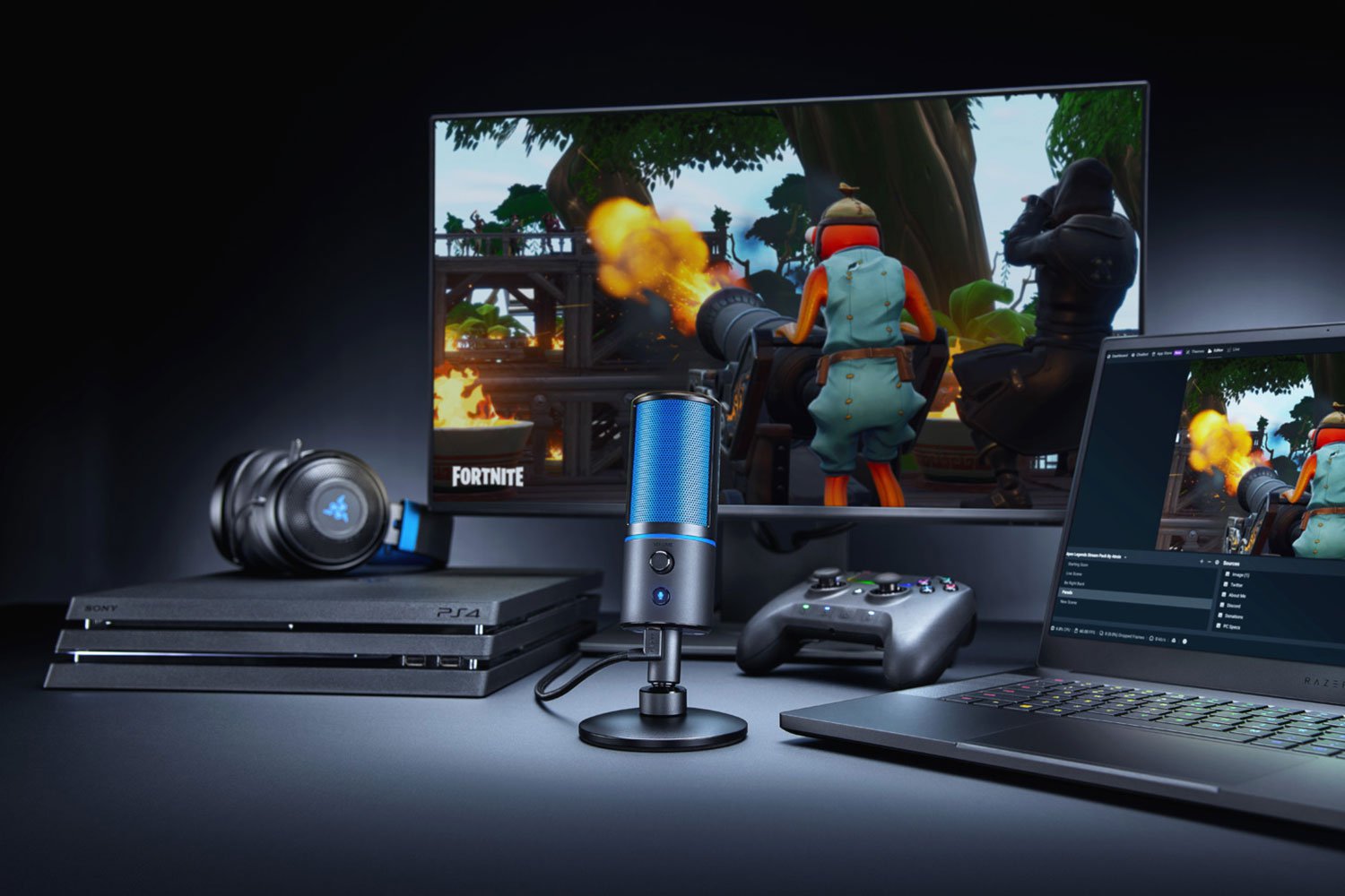 Razer Seiren X for PS4 — Купить USB-микрофон для PlayStation на Razer.ru