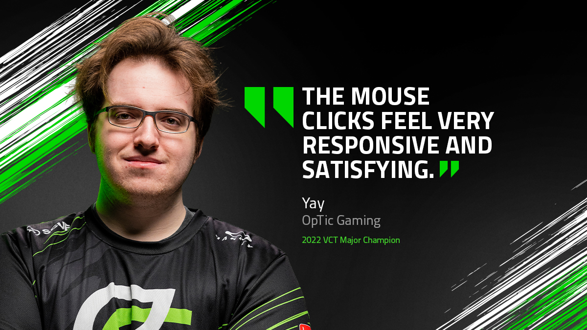 "The mouse clicks feel very responsive and satisfying" - Yay | OpTic Gaming | 2022 VCT Major Champion