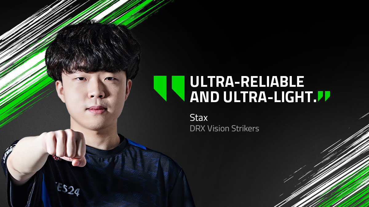 "Ultra-reliable and ultra-light" - Stax | DRX Vision Strikers