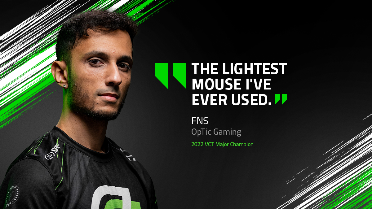 "The lightest mouse I've ever used" - FNS | OpTic Gaming | 2022 VCT Major Champion