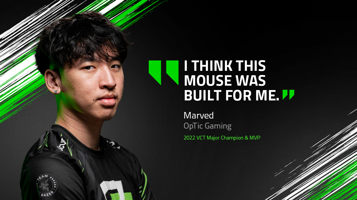 "I think this mouse was built for me" - Marved | OpTic Gaming | 2022 VCT Major Champion & MVP