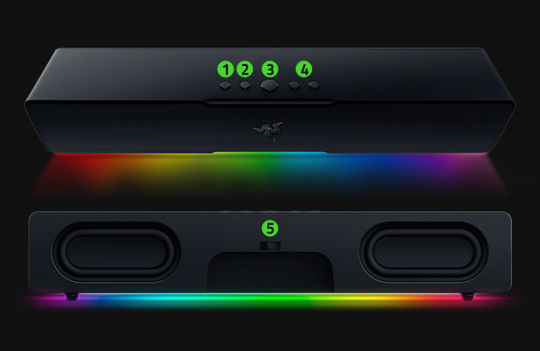 Razer Leviathan V2 X — Купить игровую звуковую панель для ПК на Razer.ru