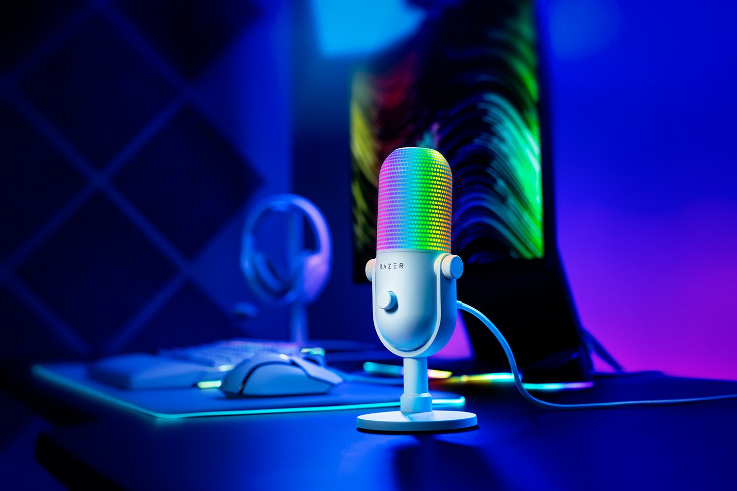 Razer Seiren V3 Chroma — Купить USB-микрофон с RGB-подсветкой на Razer.ru