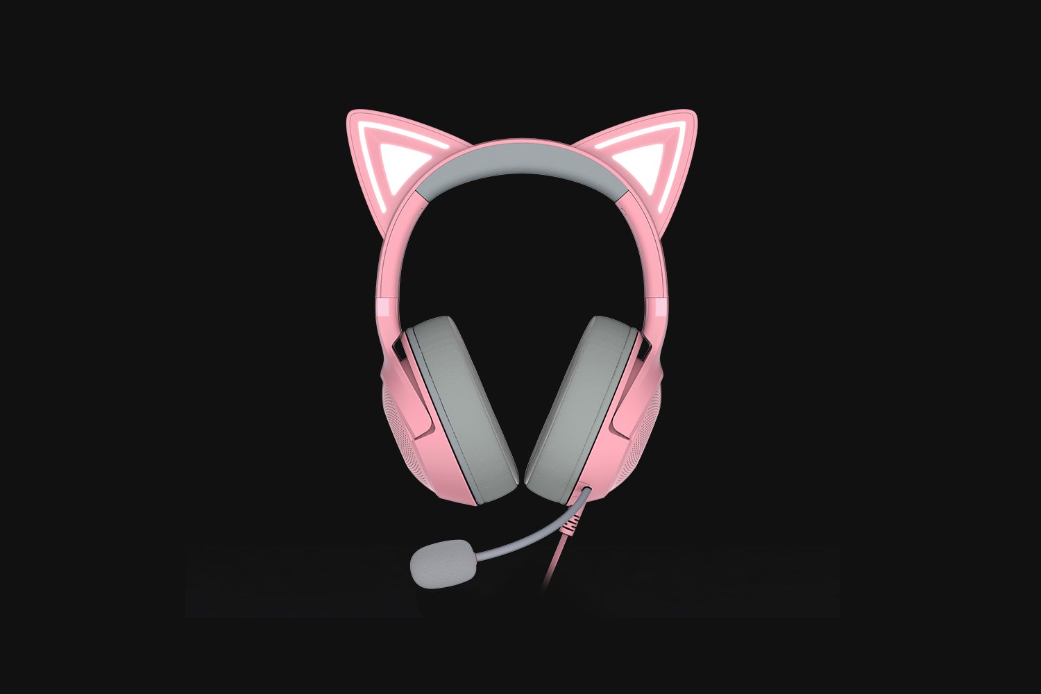 Razer Kraken Kitty V2 — Купить USB-гарнитуру с ушками и подсветкой на  Razer.ru