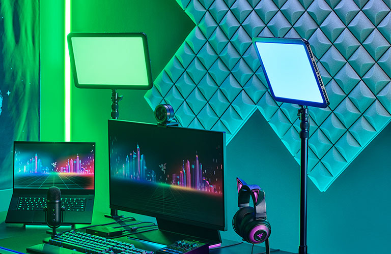Razer Key Light Chroma — Купить осветитель для стрима на Razer.ru