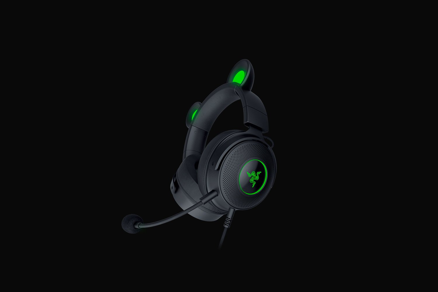 Razer Kraken Kitty V2 Pro — Купить гарнитуру с ушками и подсветкой на  Razer.ru