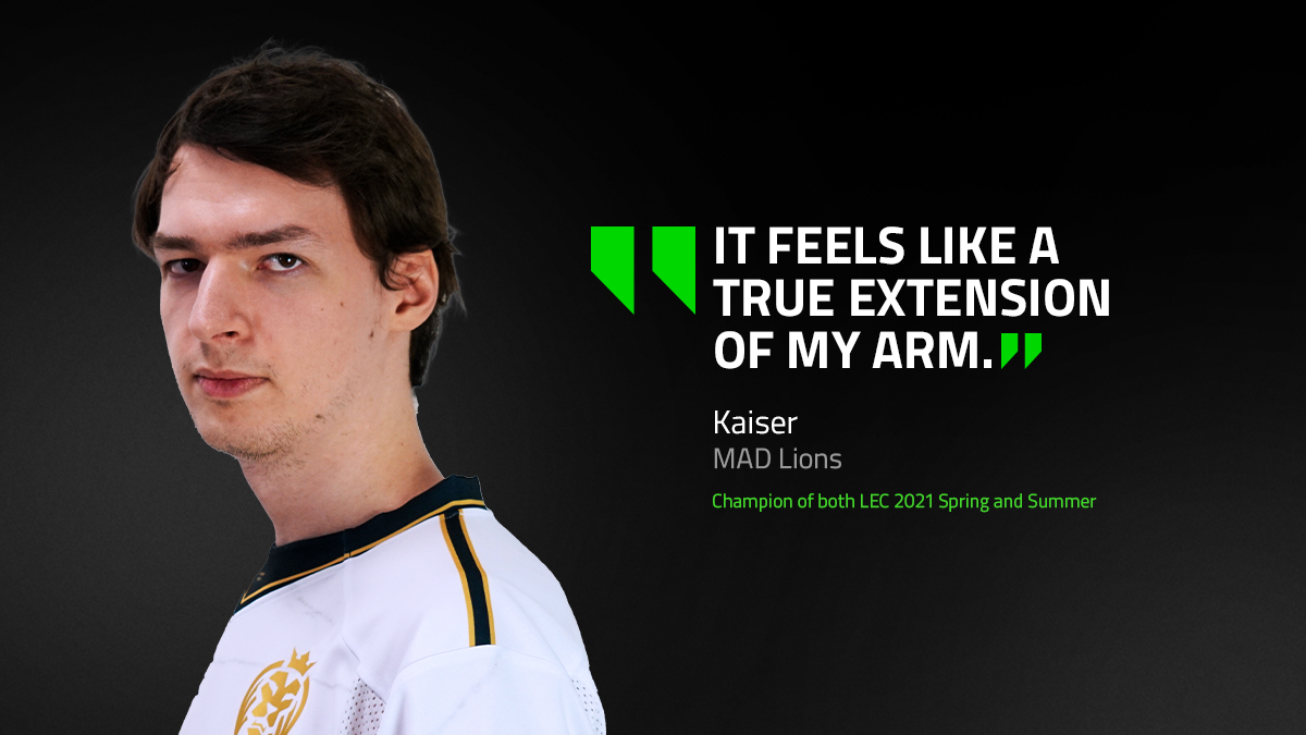 "It feels like a true extension of my arm" - Kaiser | MAD Lions | Champion of both LEC 2021 Spring and Summer